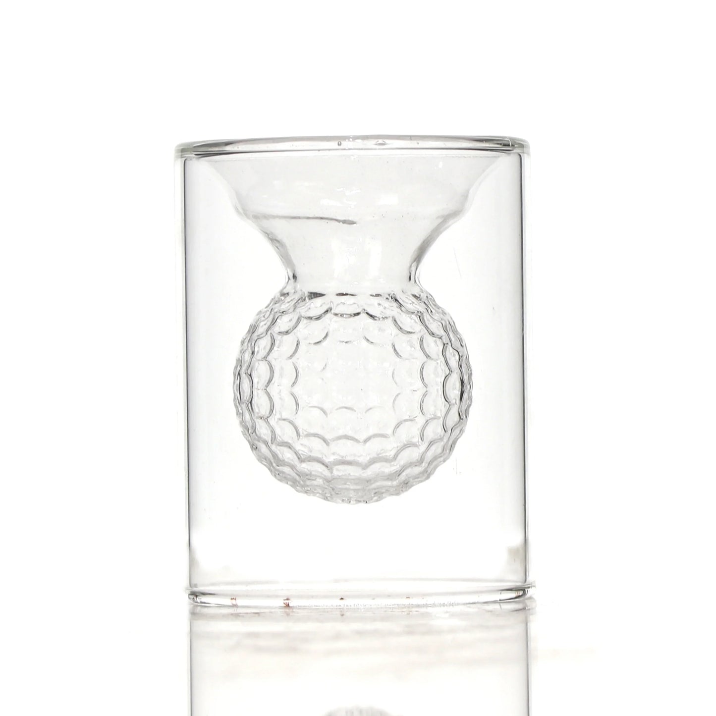 4 Pcs Pack Golf-themed double-layer wine glass cup & hand-blown glass, perfect as a premium gift for men
