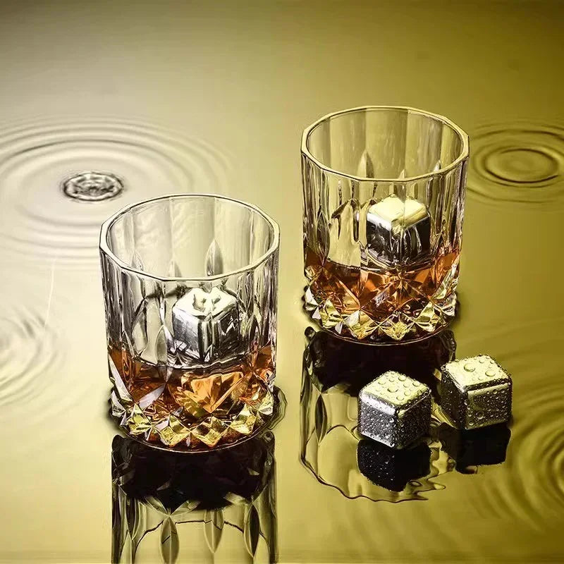 6 Pcs Pack 10 oz Scotch Glass Cup, Old-fashioned Cocktail Glasses, Pub Glassware‌