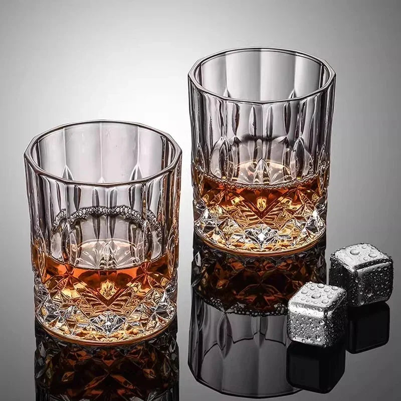 6 Pcs Pack 10 oz Scotch Glass Cup, Old-fashioned Cocktail Glasses, Pub Glassware‌