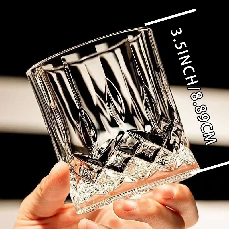 6 Pcs Pack 10 oz Scotch Glass Cup, Old-fashioned Cocktail Glasses, Pub Glassware‌