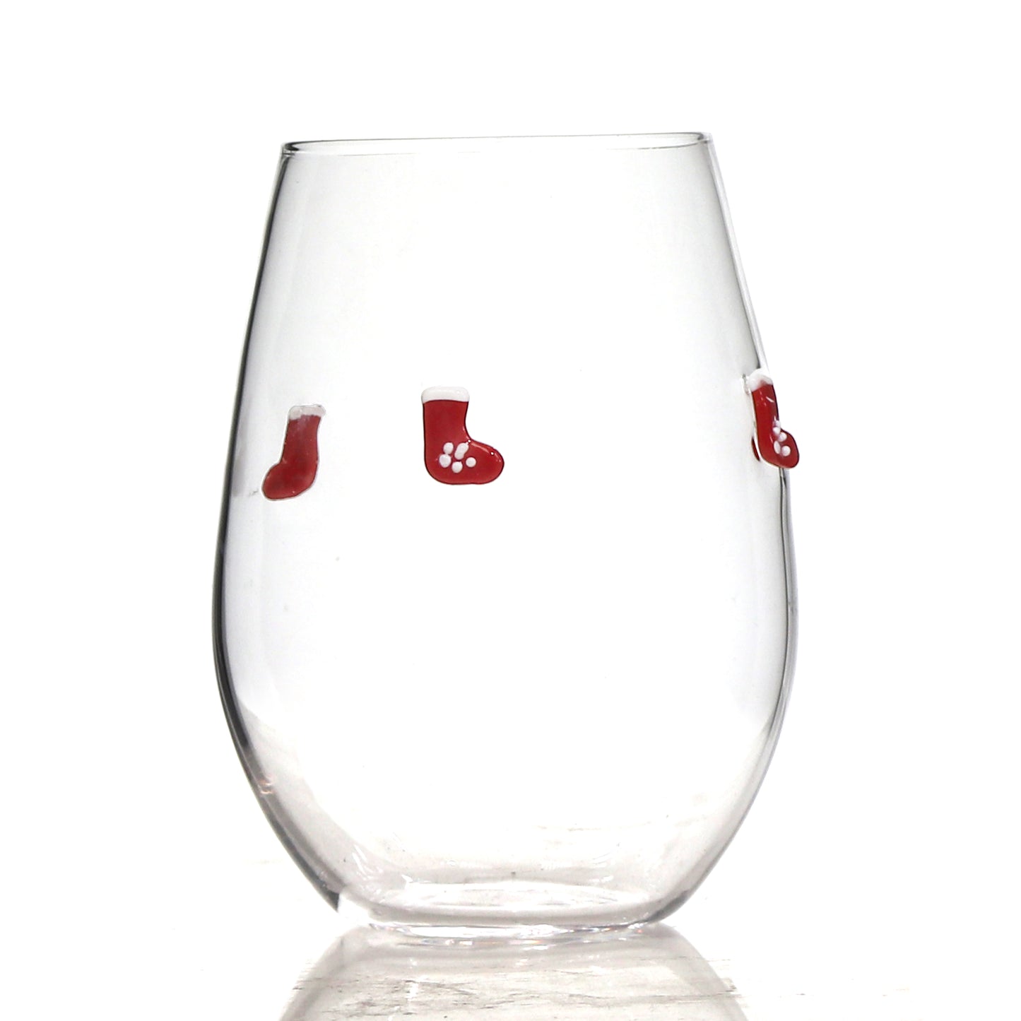 4pcs/pack Christmas-themed handcrafted glass cups