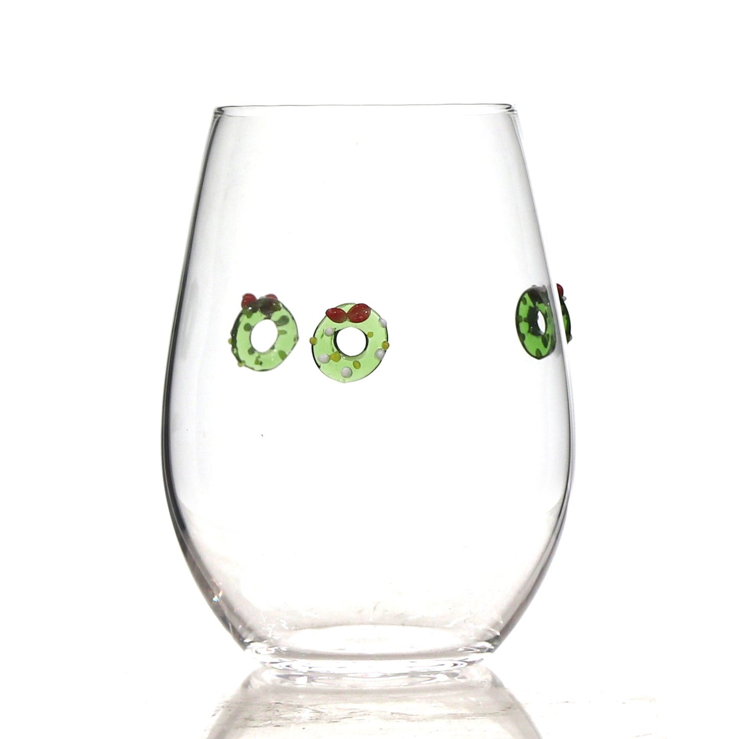 4pcs/pack Christmas-themed handcrafted glass cups