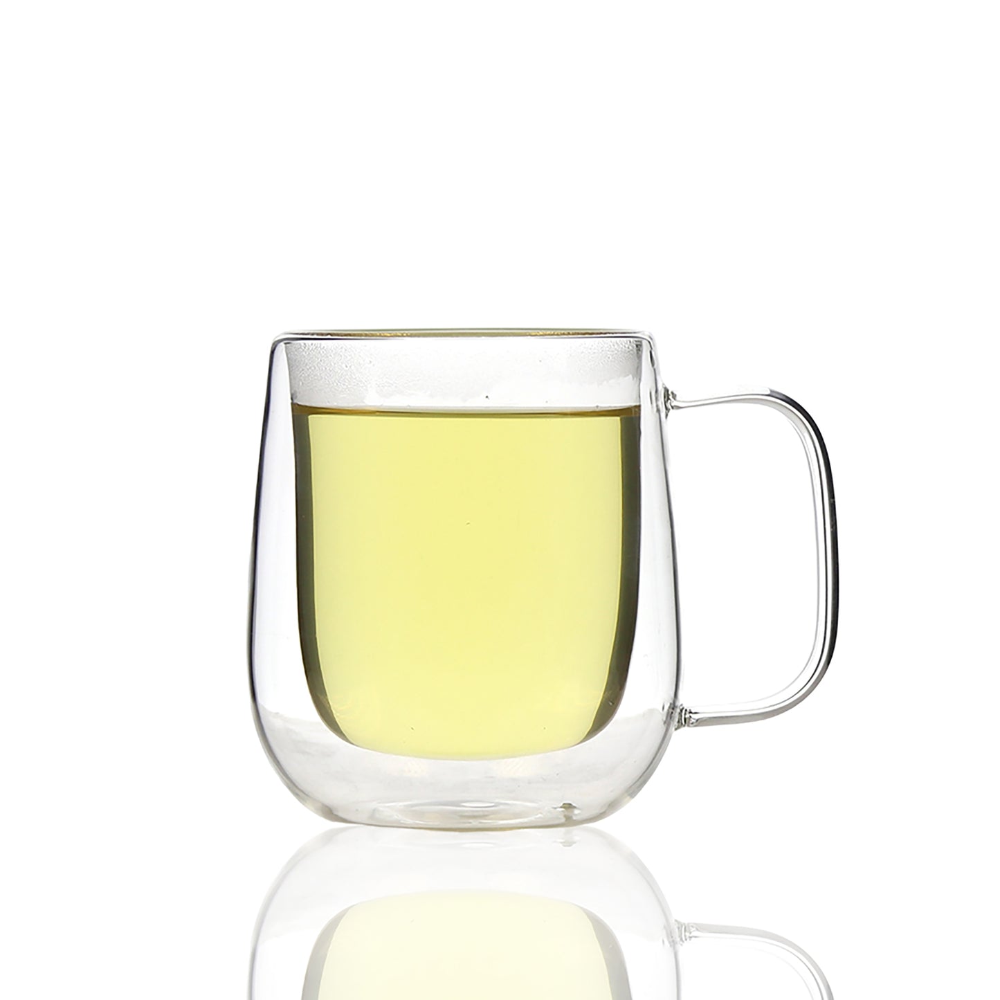 Family Use 3 Sizes Double Wall Glas Cup