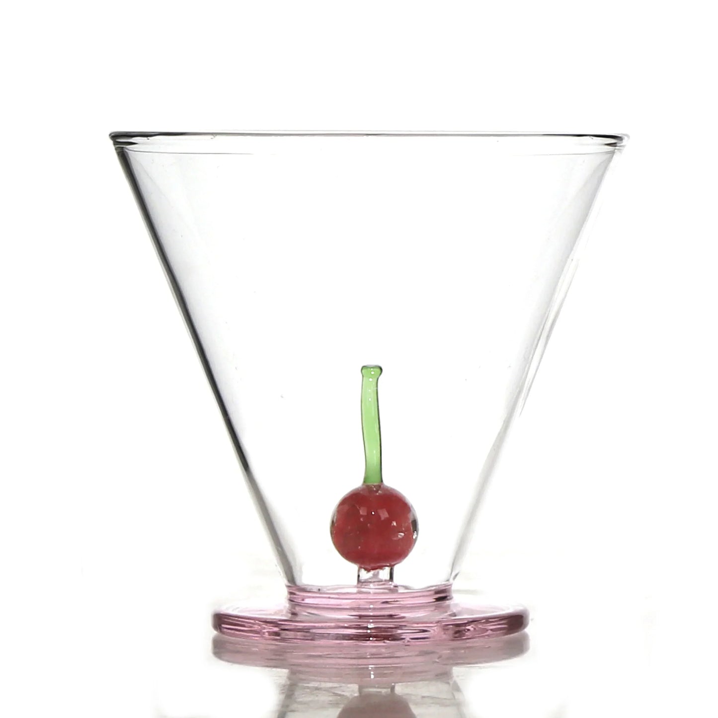 2 Pcs Pack Hand-Blown Borosilicate Glass Cup with Fruit Design – Perfect Gift for Loved Ones
